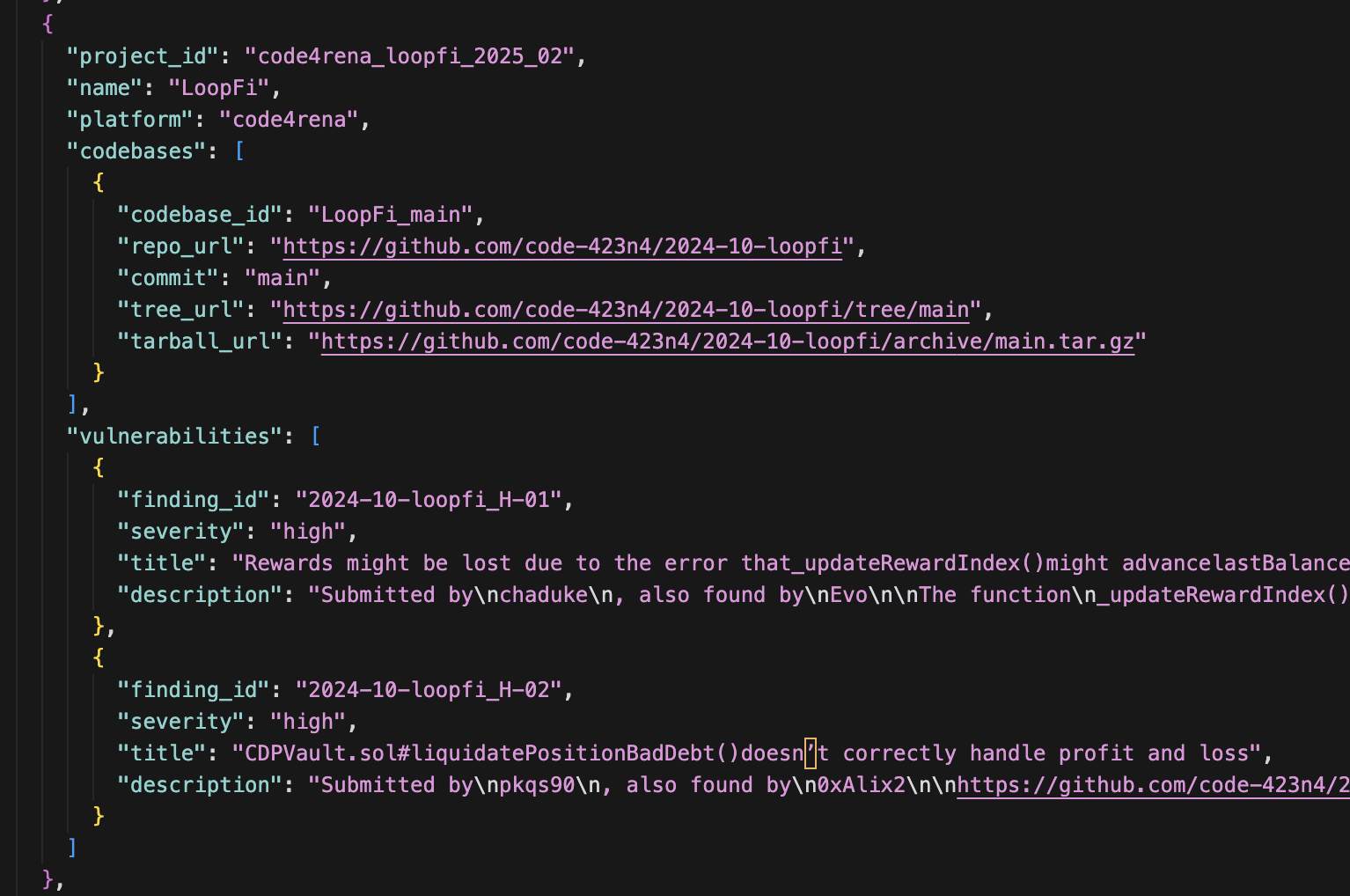 LoopFi Vulnerabilities